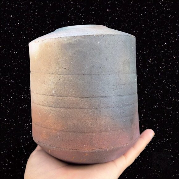 Art Pottery Laura Ross Pottery Vase Stoneware Ceramic Signed Vase Multicolor - Picture 14 of 15